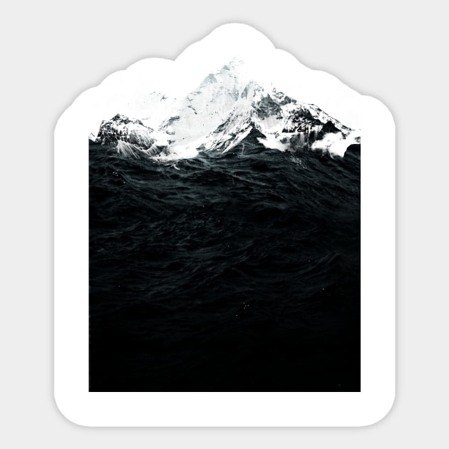 Those Waves Where Like Mountains Sticker by astronaut